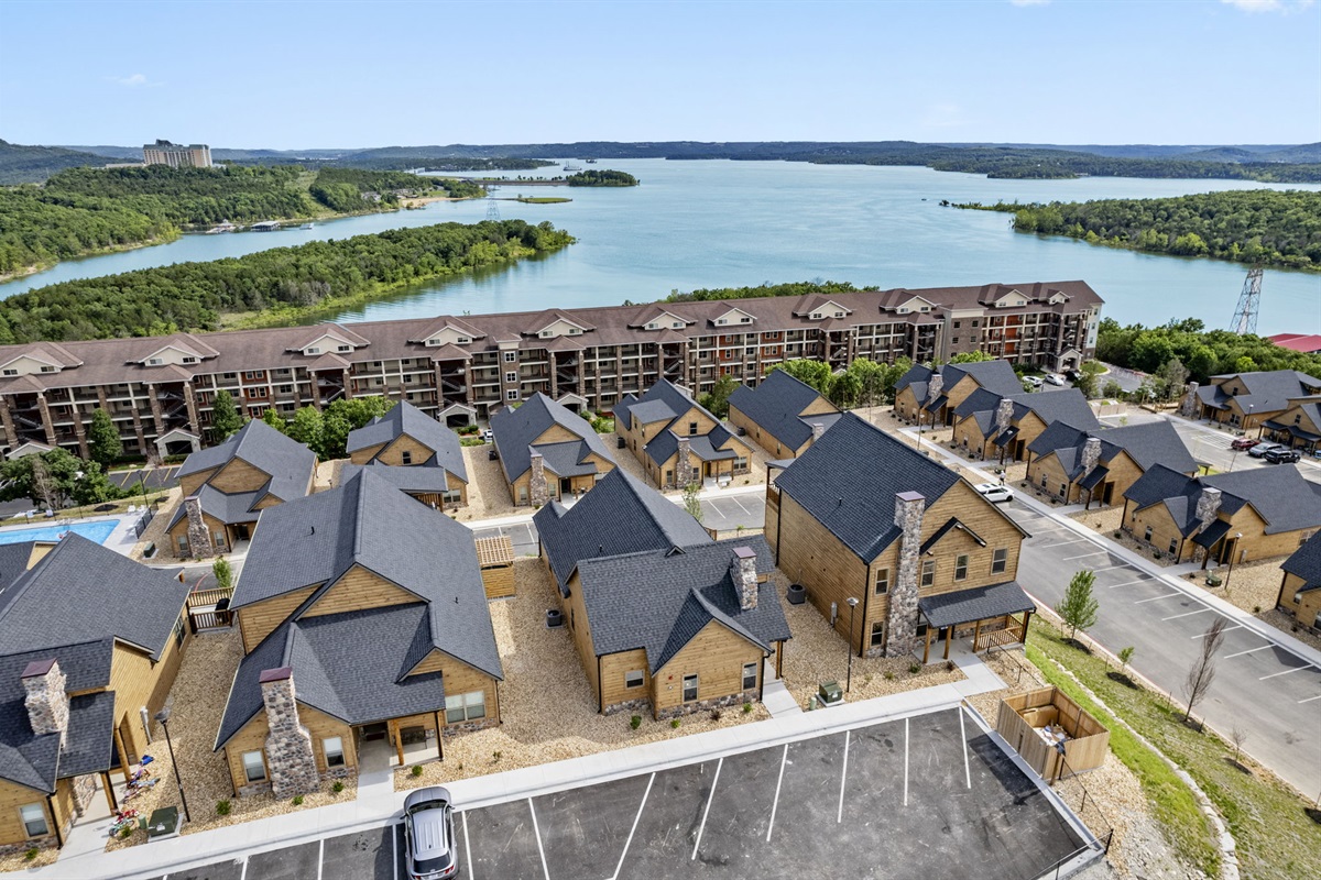 Lovely lake views from your back porch
