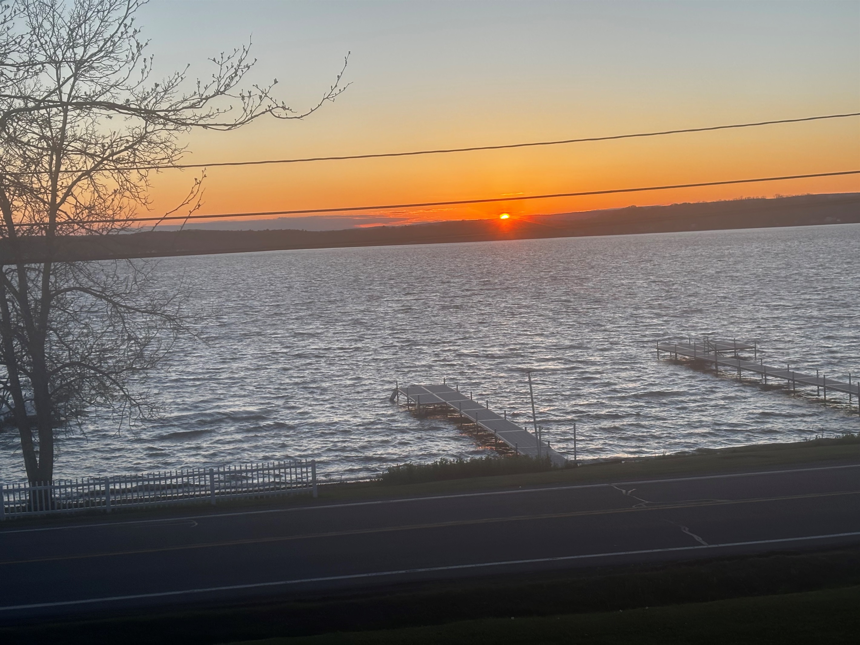 Sunset From Porch
