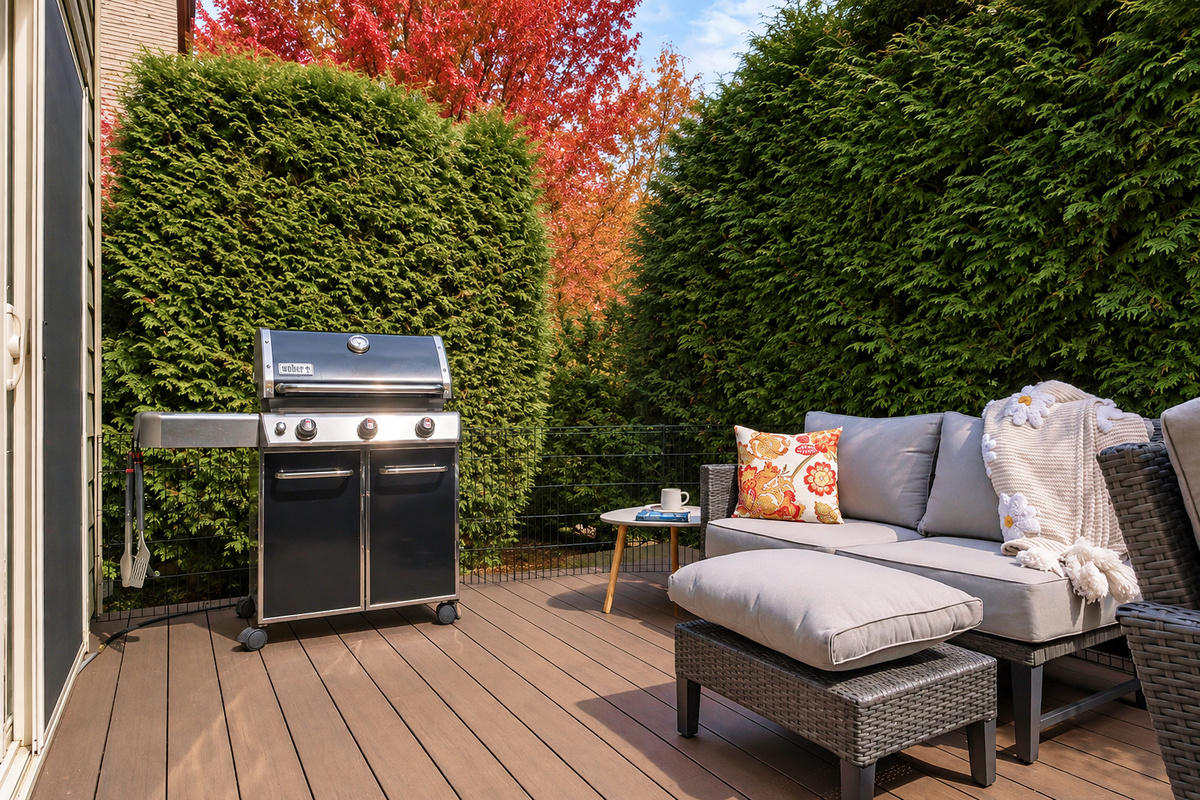 Evenings made for laughter and BBQ.