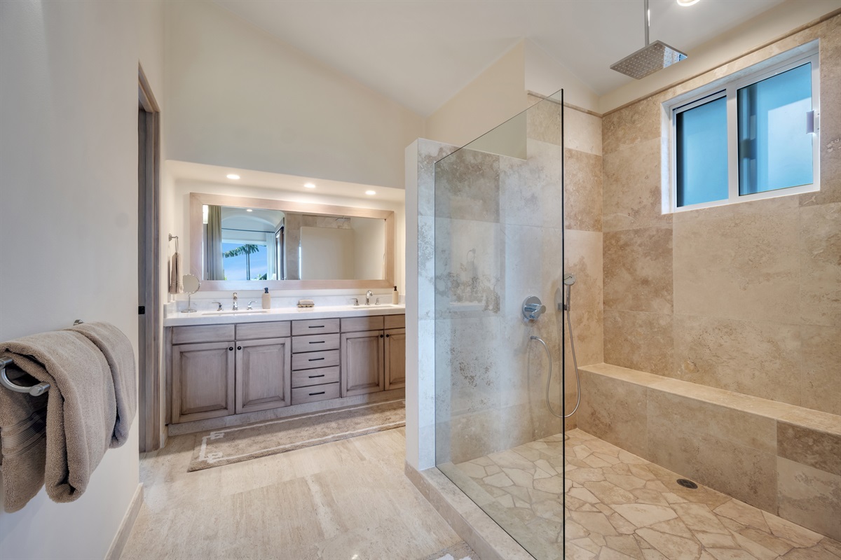 Large shower