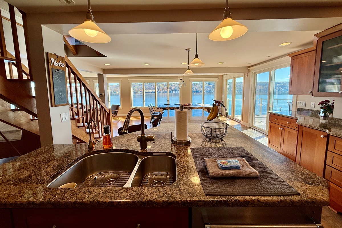 Dinner Prep with a view