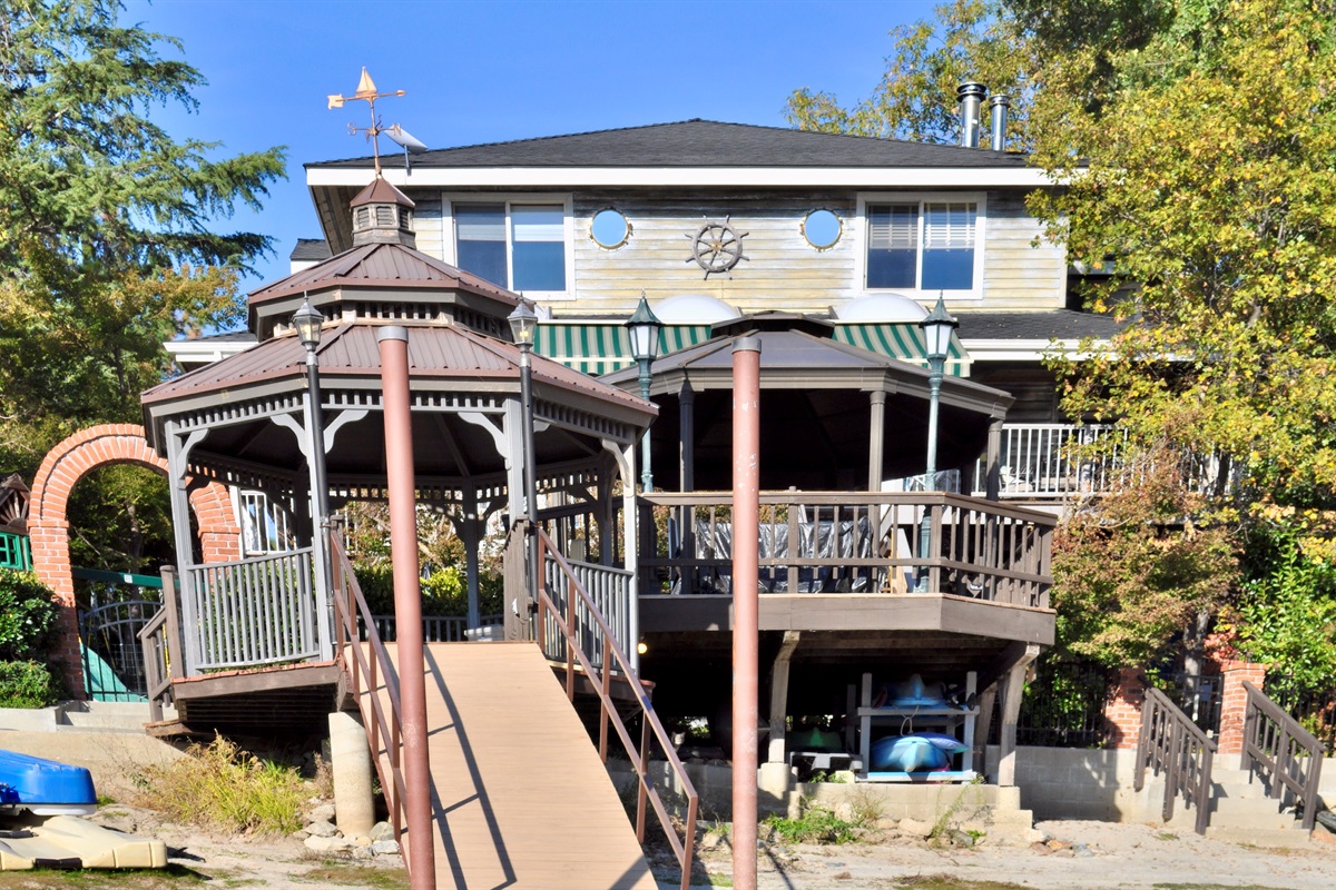 View of house from lake