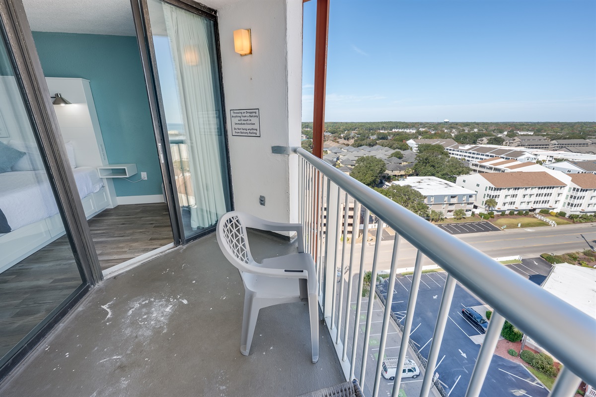 Amazing View from the Balcony!