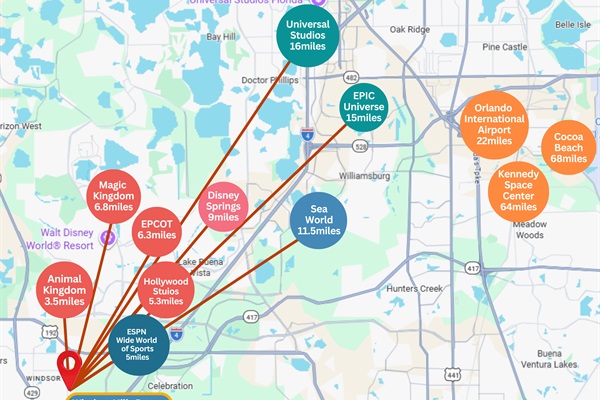 Windsor Hills is the closest resort to Disney Parks!