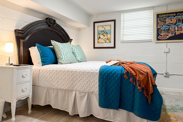 The downstairs room for a quiet night's sleep — Hot Springs Breakaway