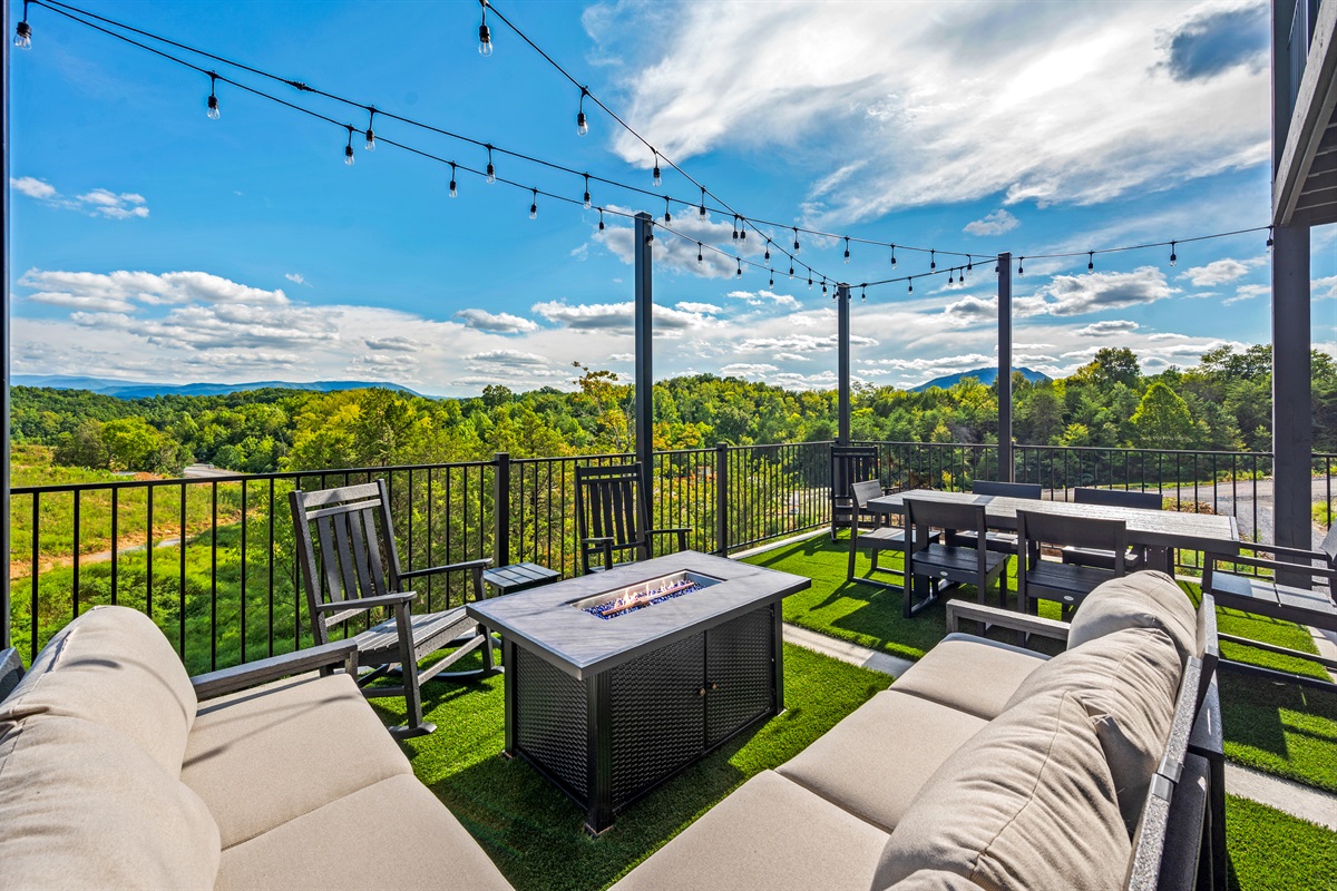 Entertain the whole family on the patio.