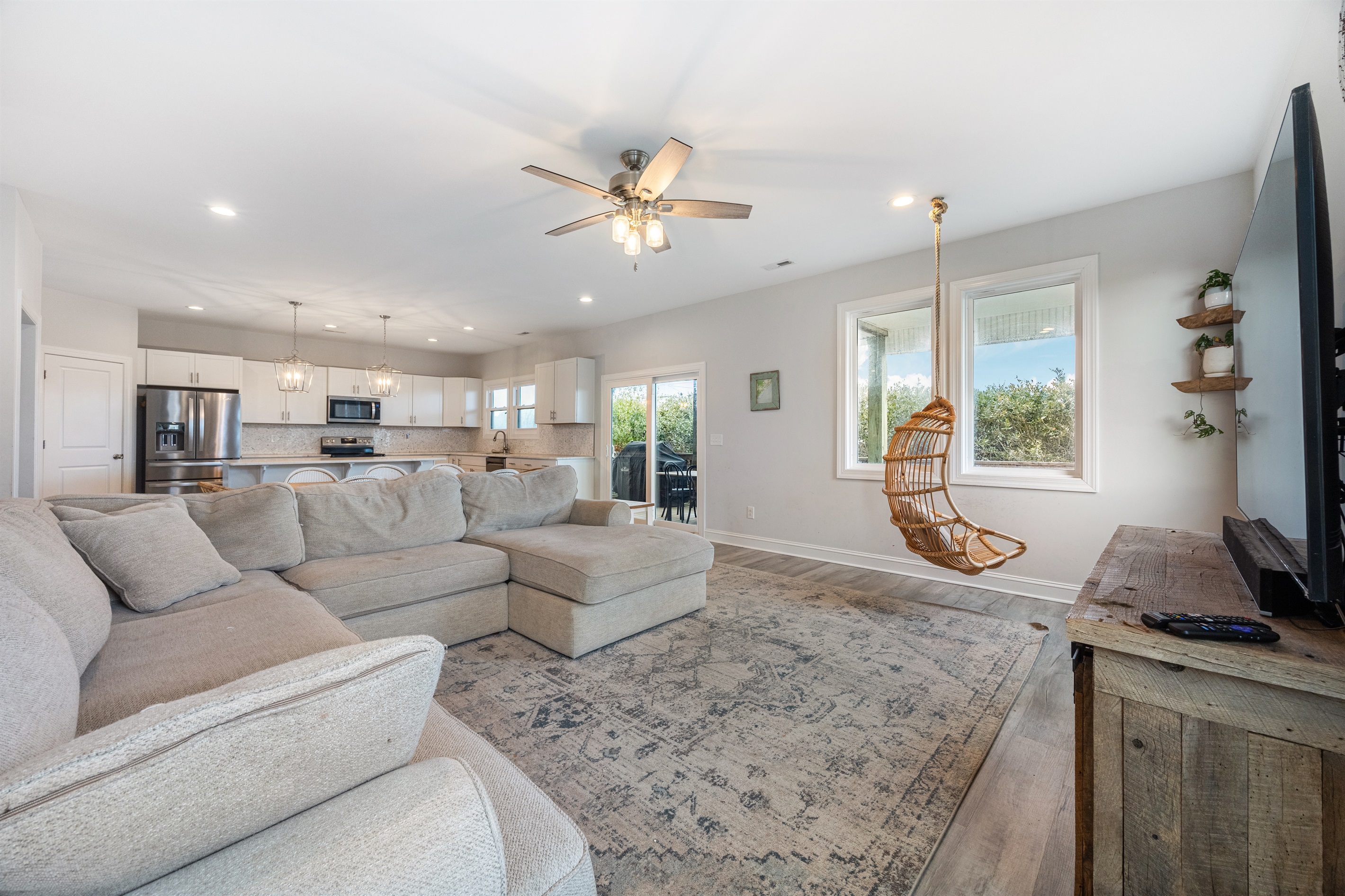 Large sectional - perfect for family movie night