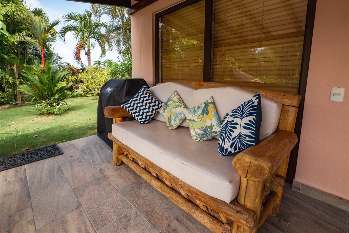 Covered patio