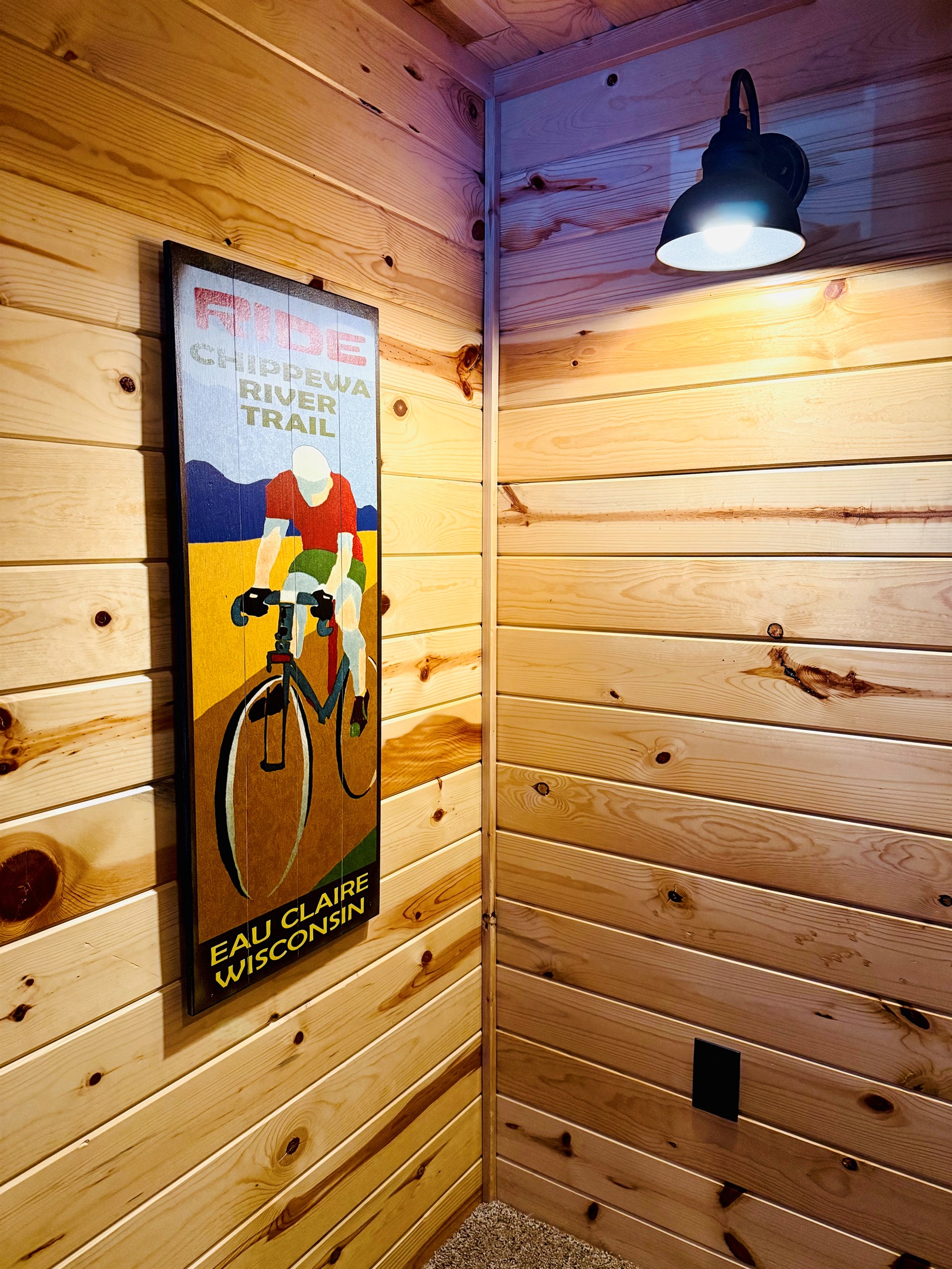 Stairs going down to the basement.