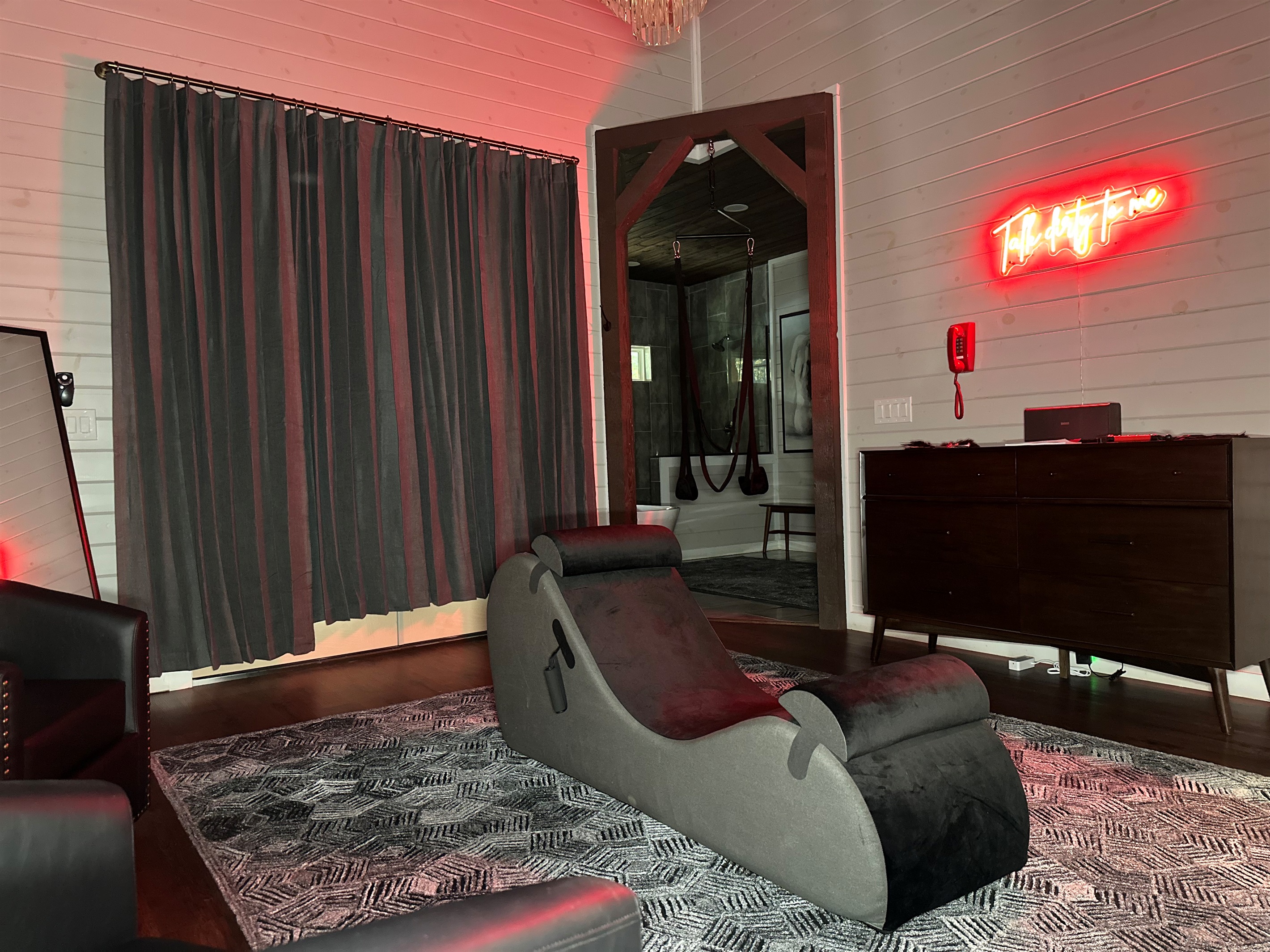 Behind the doors of the Spice Room. 