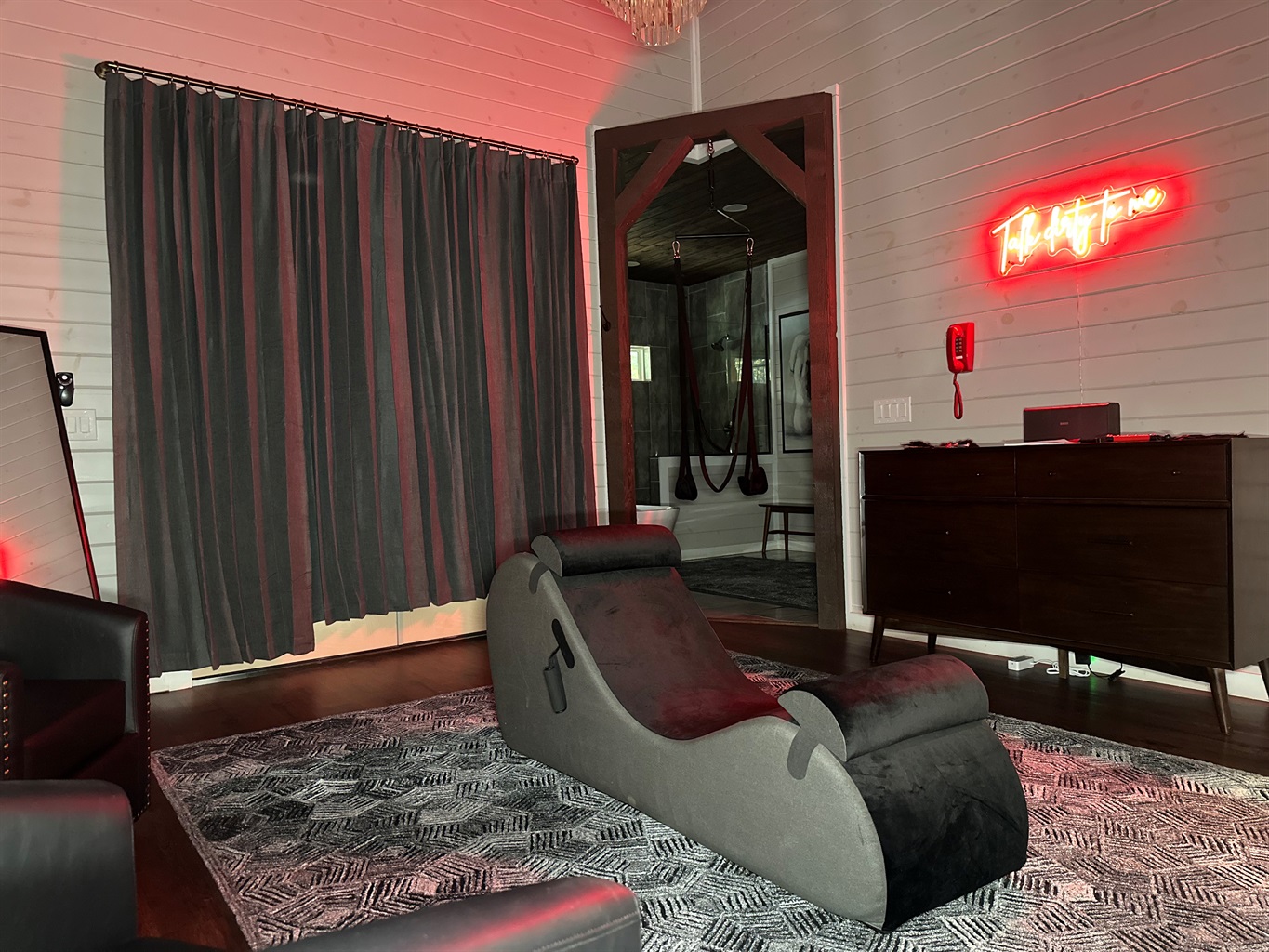 Behind the doors of the Spice Room. 