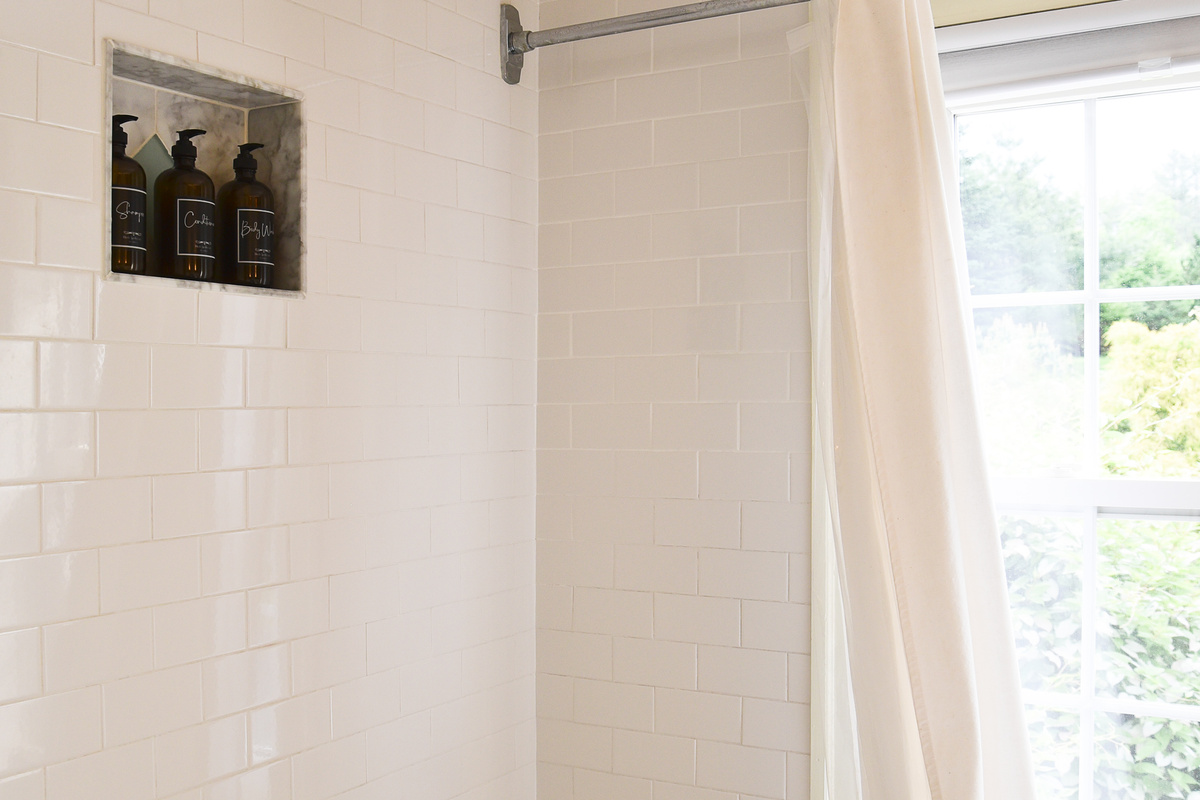 Cast Iron Tub + Shower
