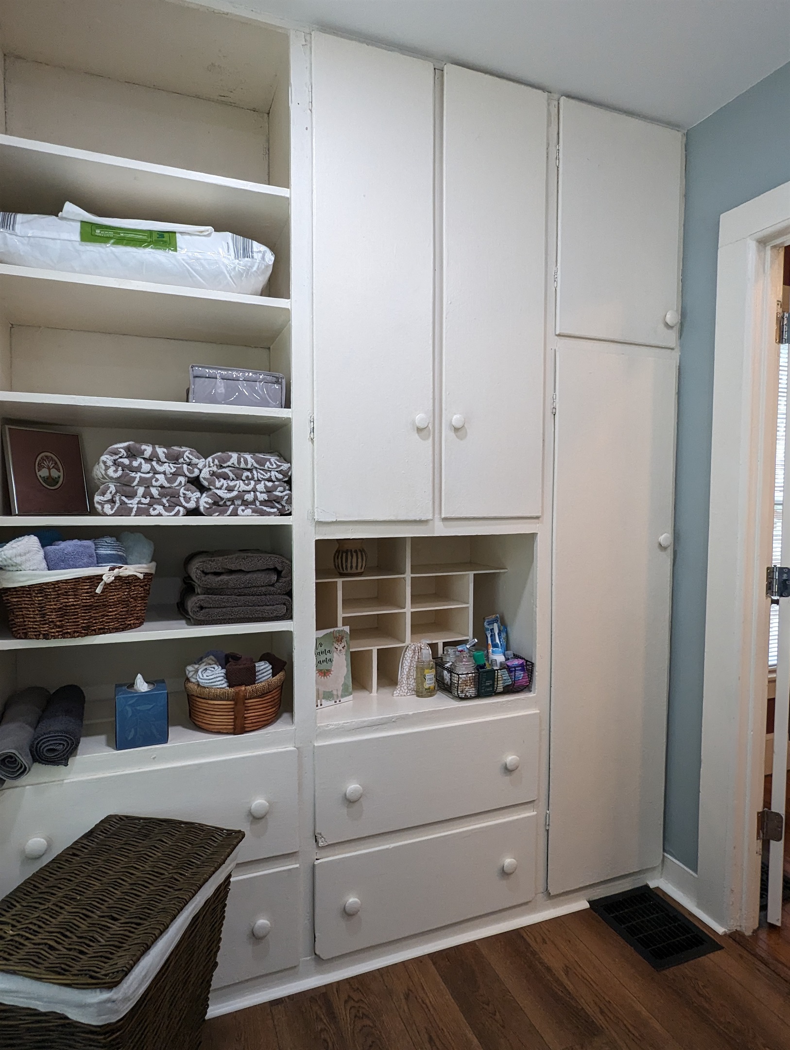 Builtins in bathroom