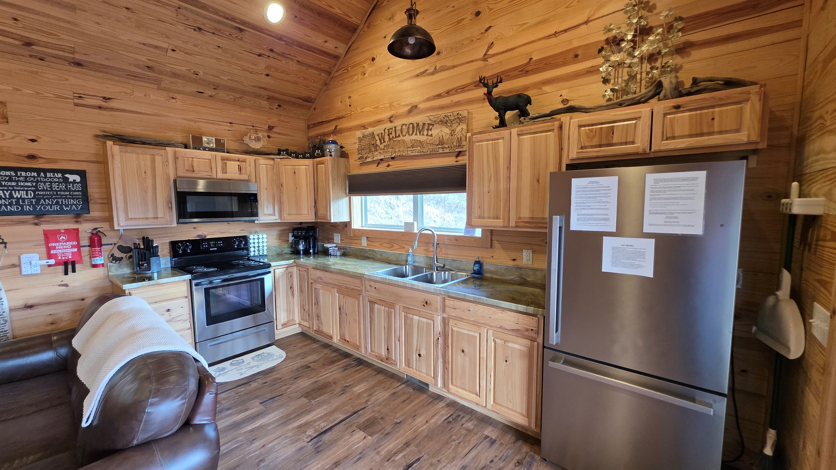 Fully equipped kitchen for making great meals