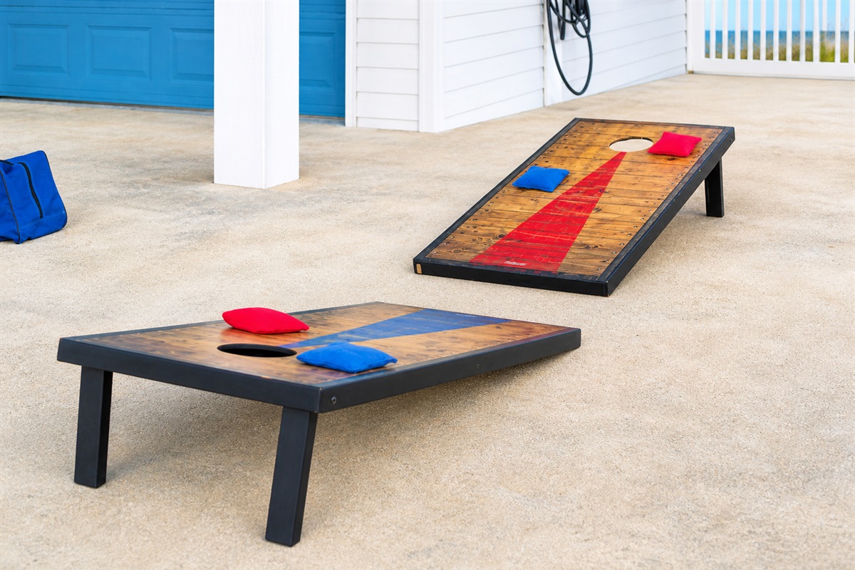 Endless entertainment opportunities with a full supply of beach chairs, toys, and fun activities.