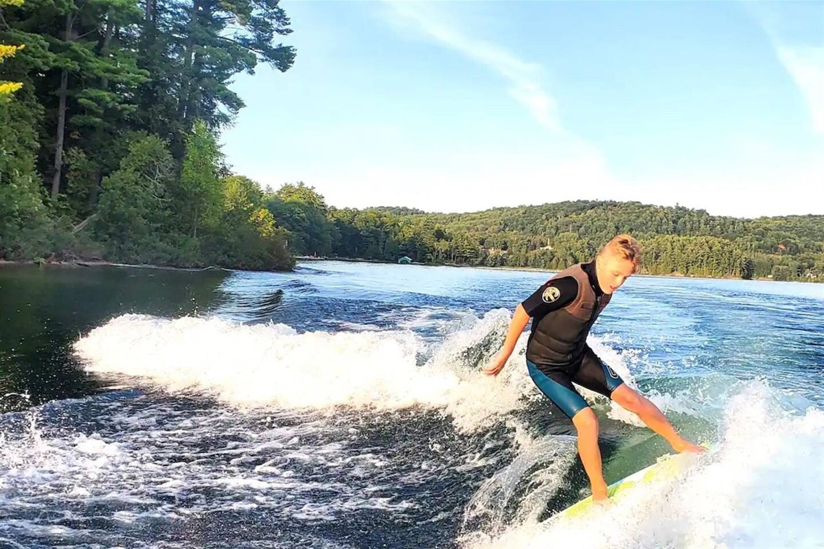 Fun and games on the water