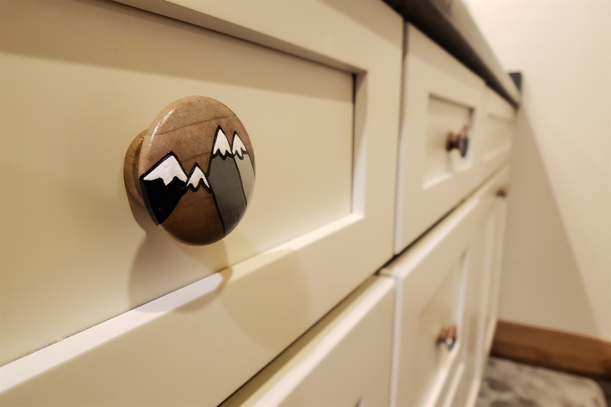 Custom touches throughout