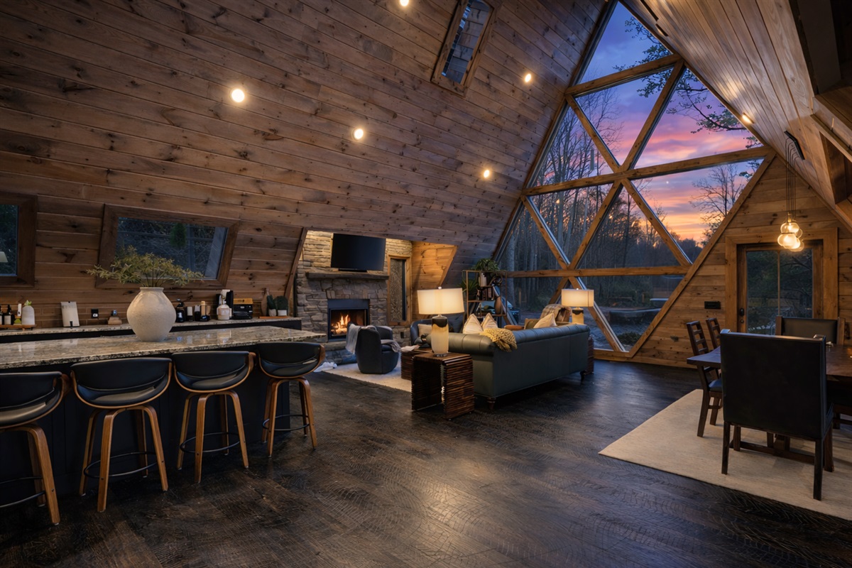 Cook, dine, relax, and reconnect, all in one stunning, light-filled great room.