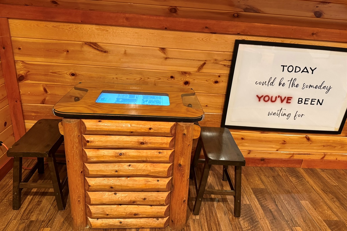 Or challenge each other to arcade games on our 2 player multi-cade.