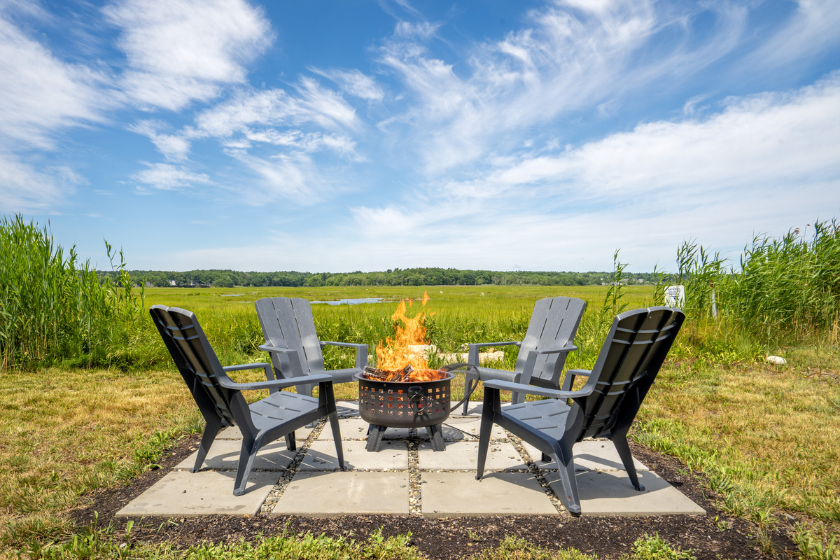 Roast marshmallows and enjoy fireside memories under the stars!