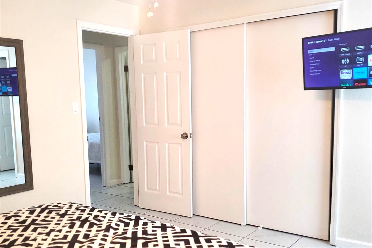 Huge Closet in the Master Bedroom