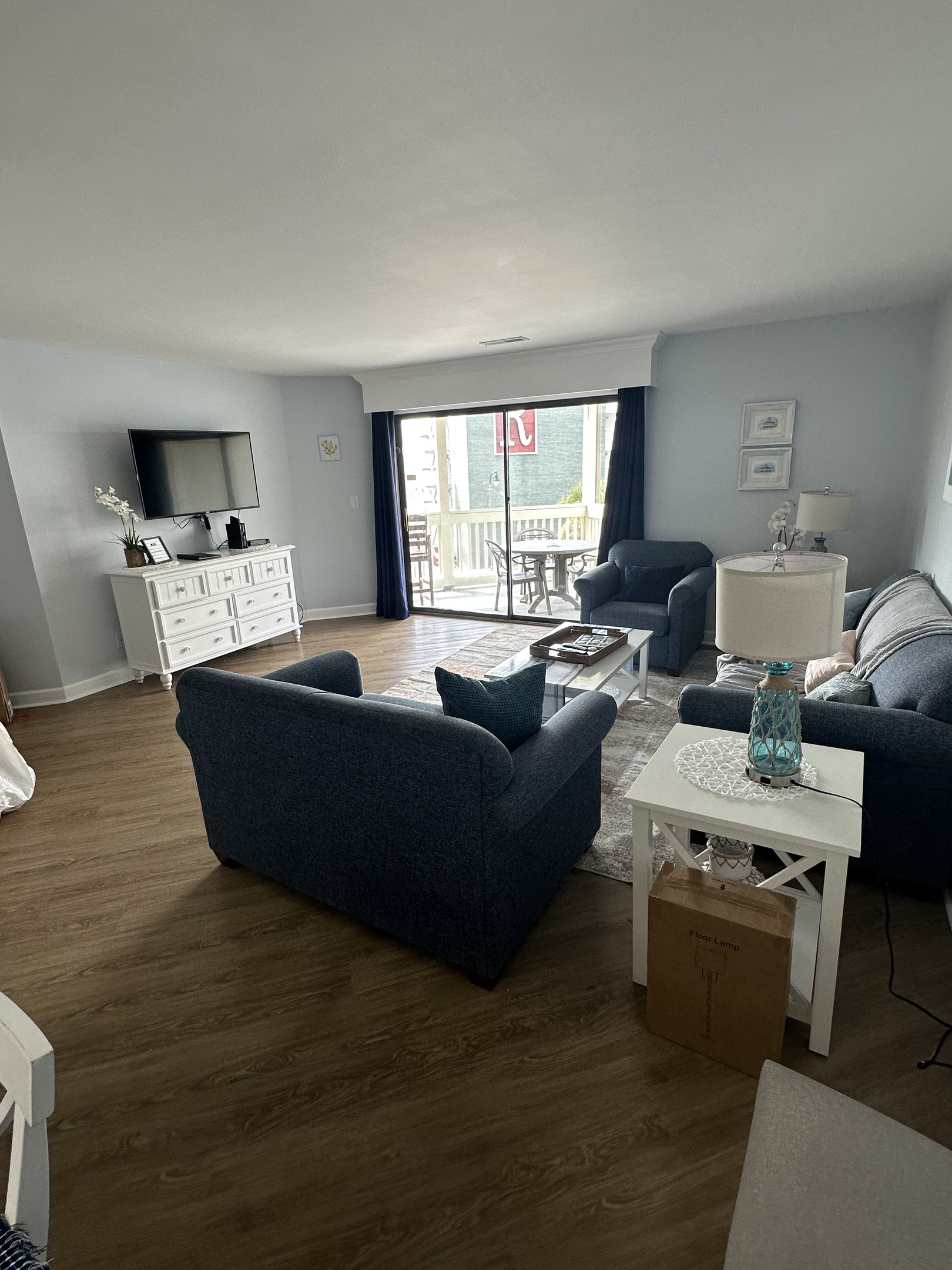 Living Room with pullout sofa