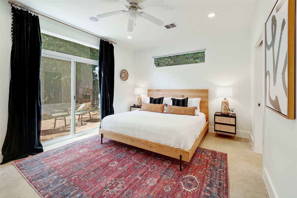 Premium bedroom comes with extremely comfy bed