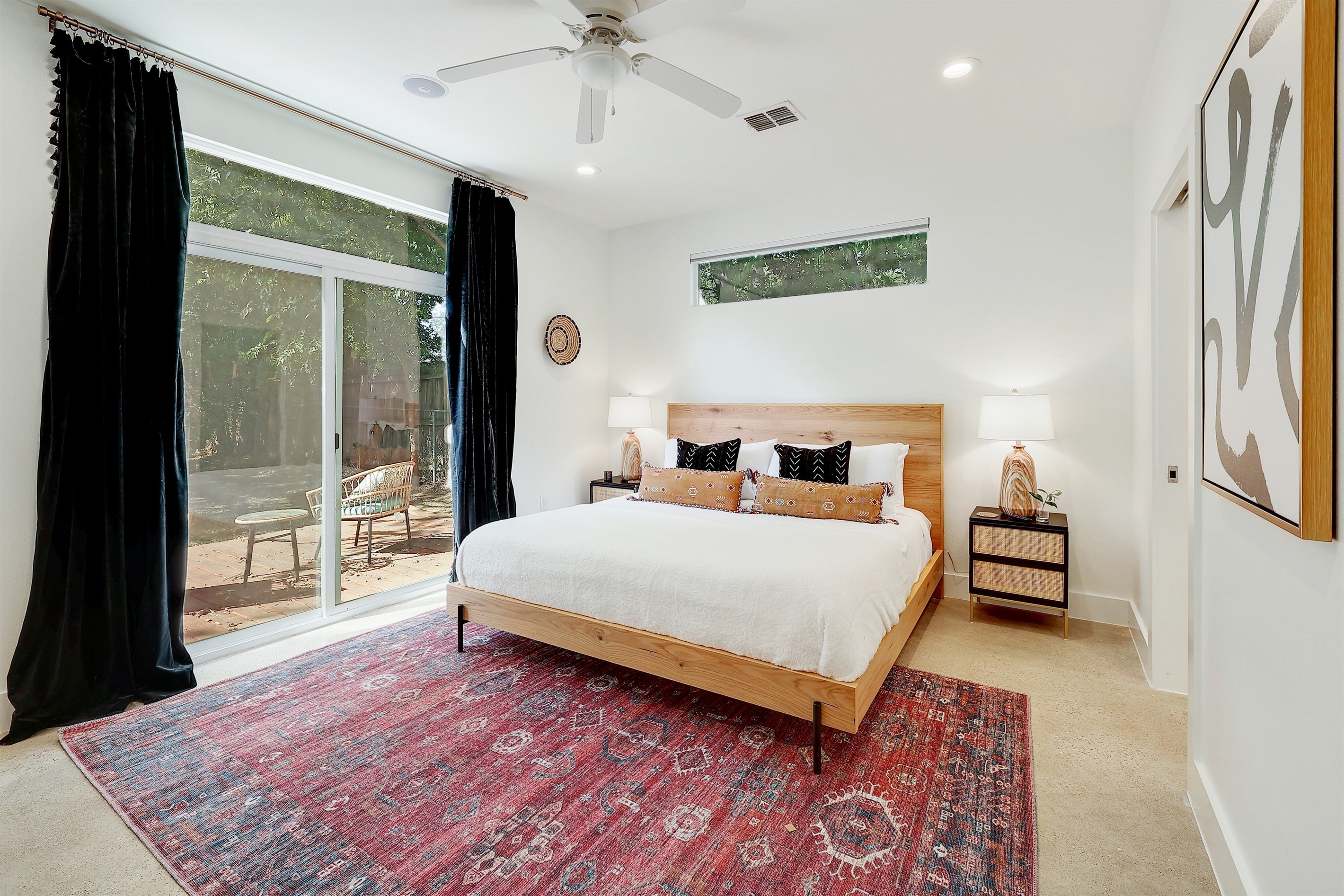 Premium bedroom comes with extremely comfy bed