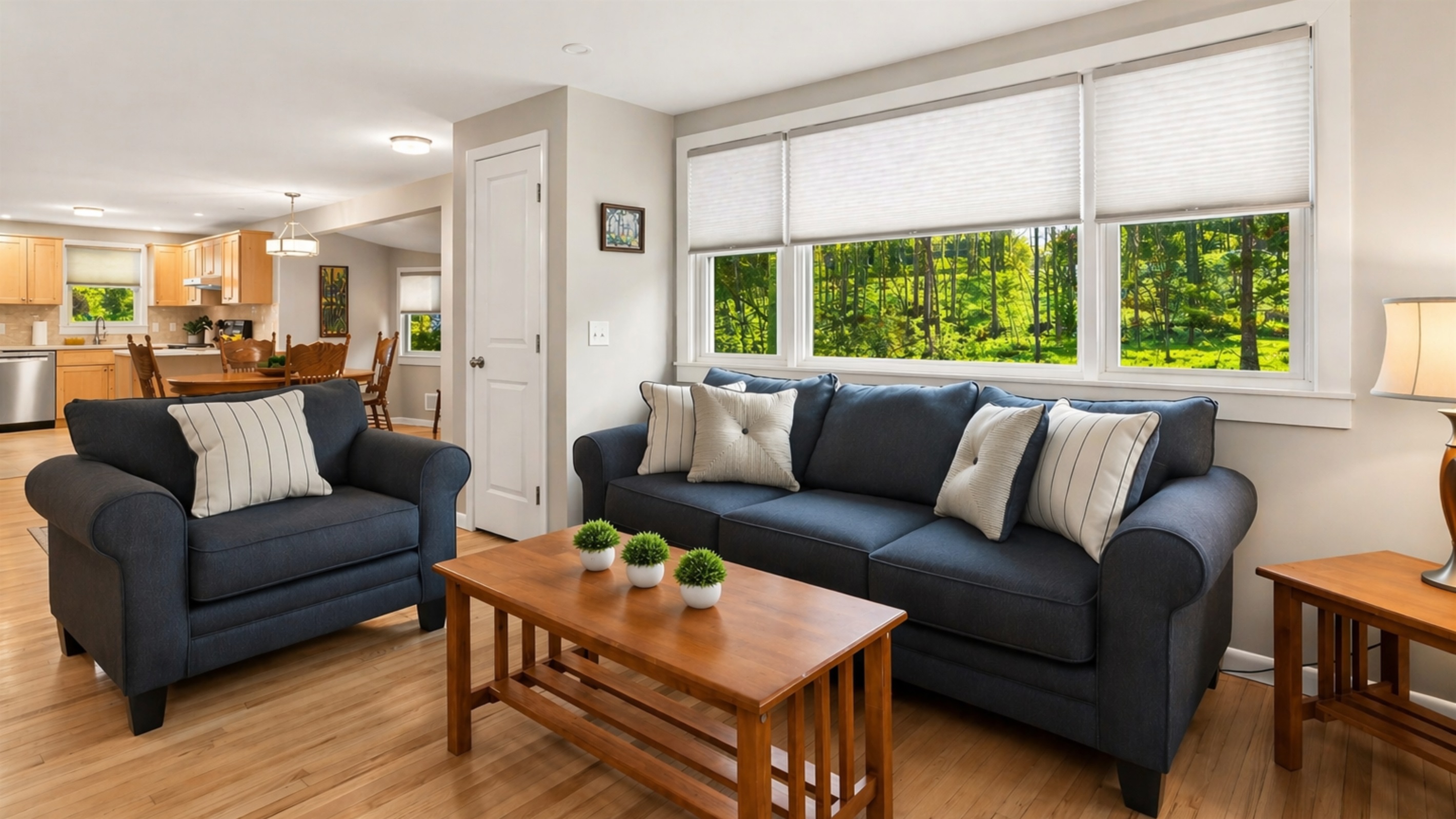 Cozy living room main floor