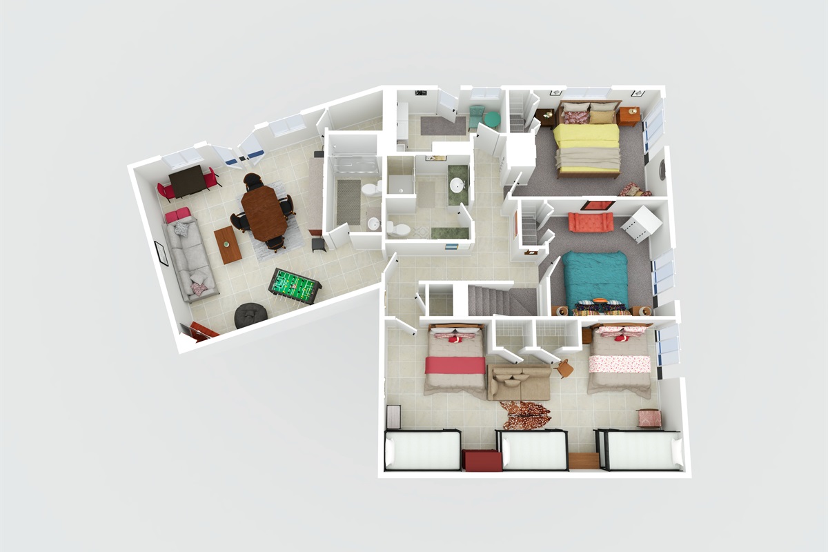 Lower Level of Main House