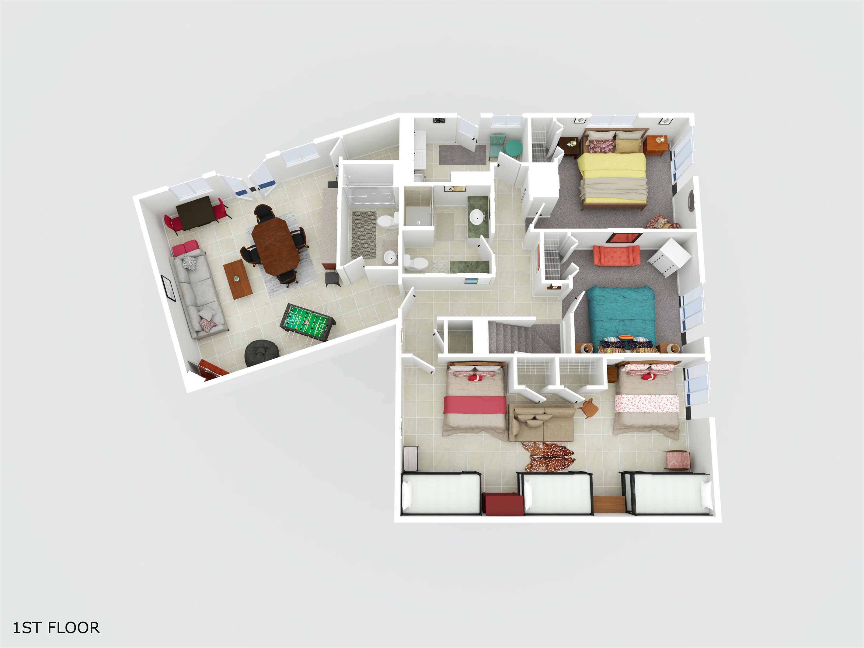 Lower Level of Main House