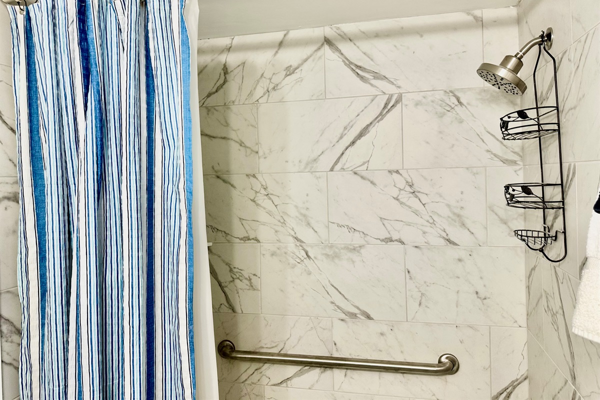 Second bathroom located near the guest bedrooms...