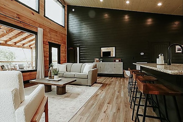 Enjoy the open concept with abundant natural lighting