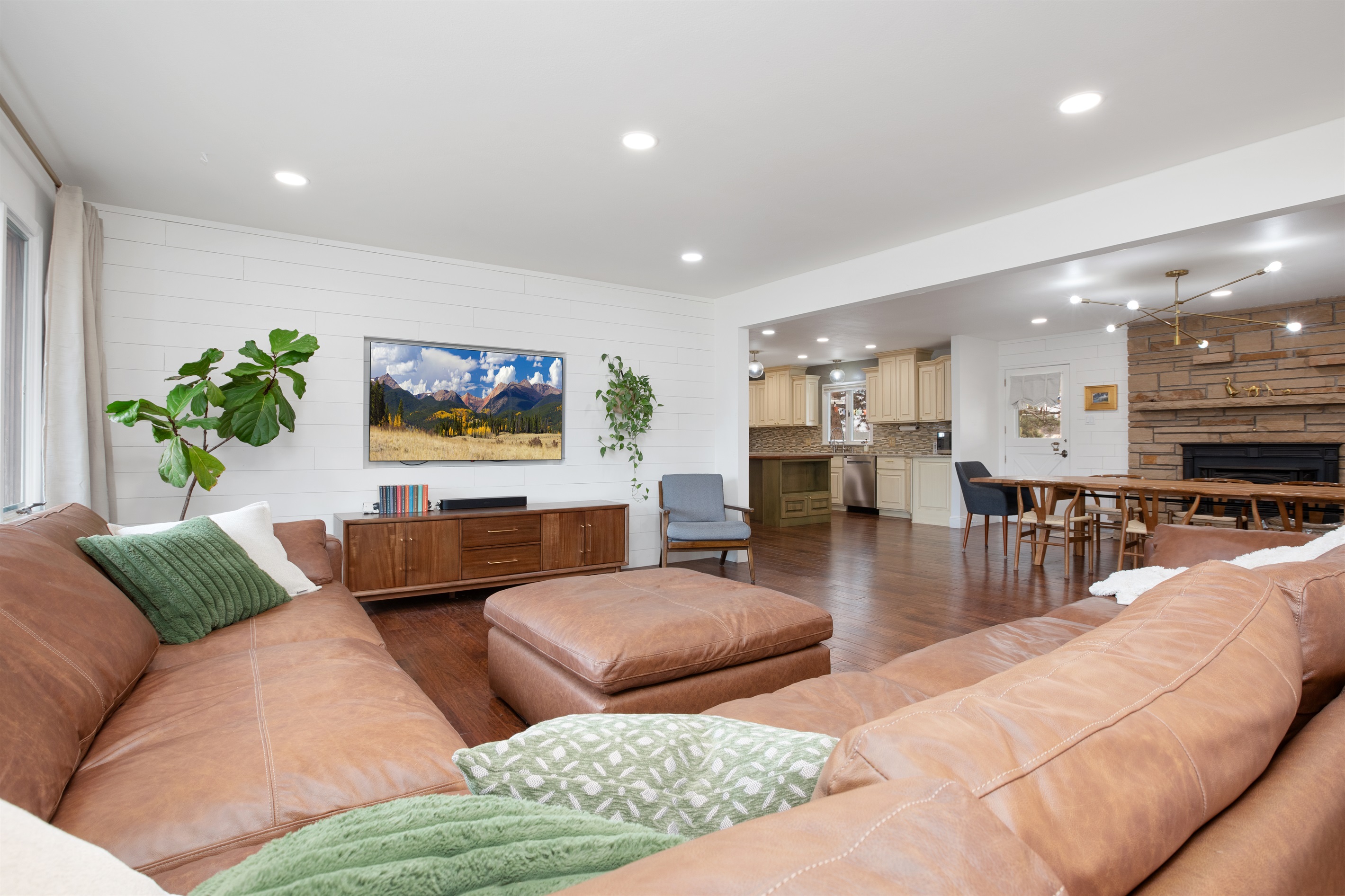 Spacious living area for relaxing and connecting with loved ones