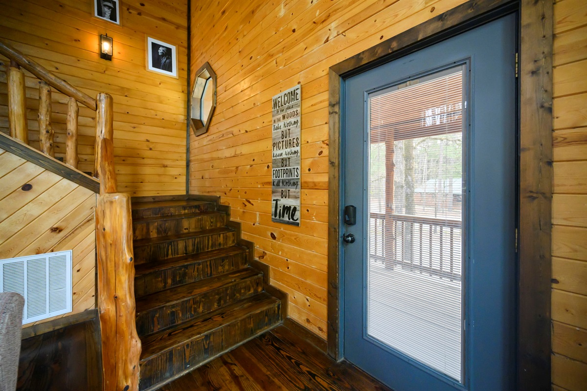 Stairs to Second Level Loft Area