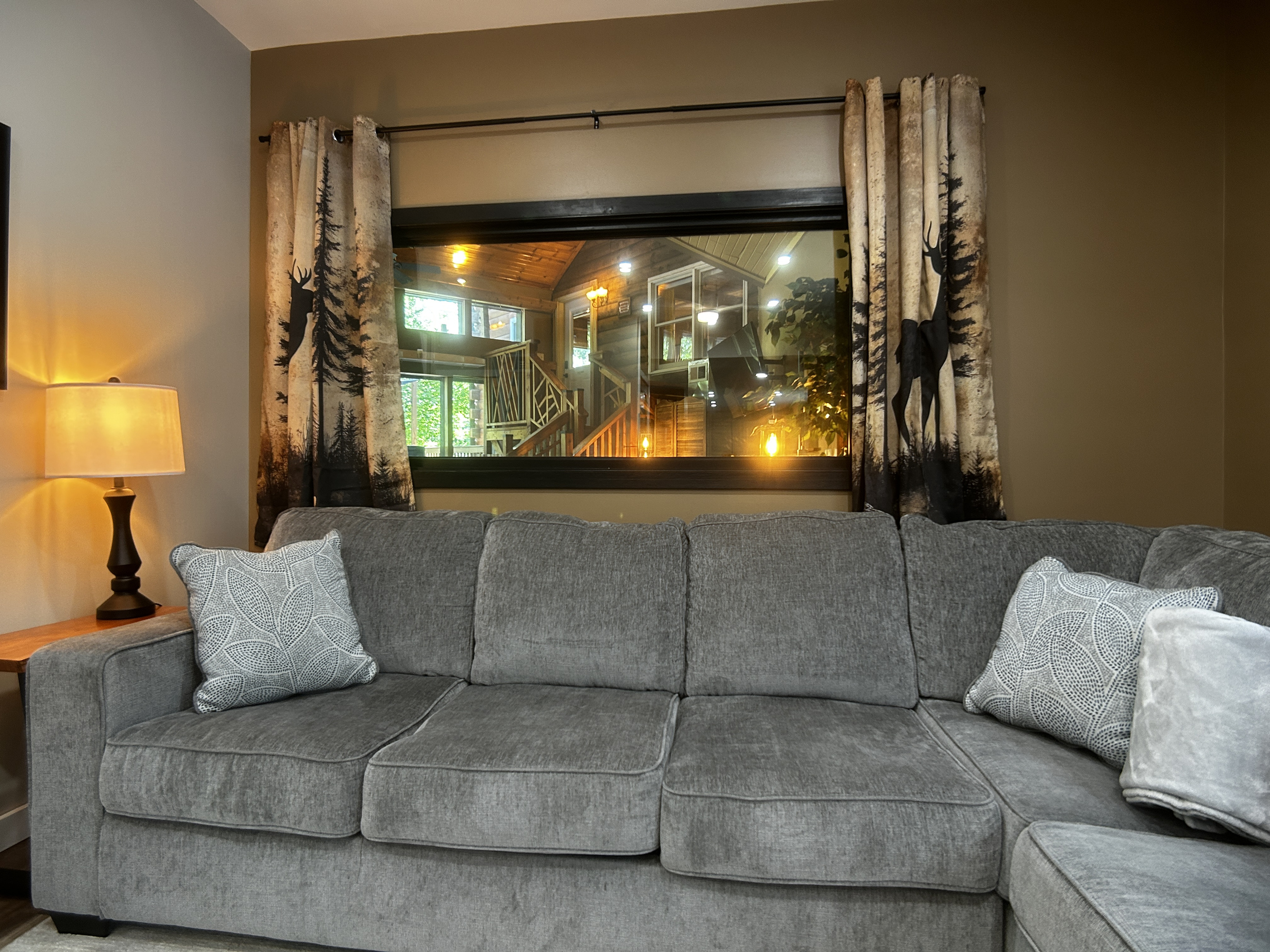 View into Sunroom from the Living Room.