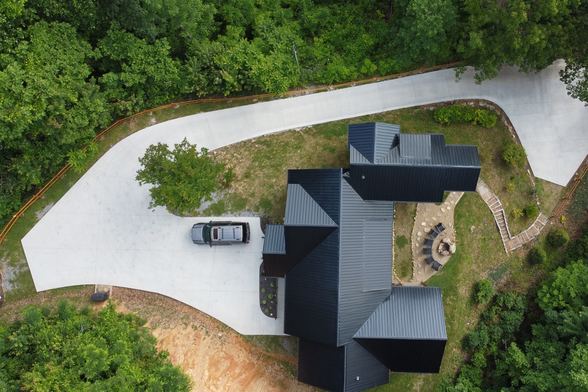 Stress free and plentiful parking at the front and rear of the house