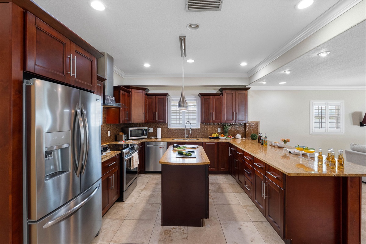You'll find an assortment of cookware, pots and pans, utensils, baking sheets, and all the kitchen essentials needed to whip up your favorite meals with ease.