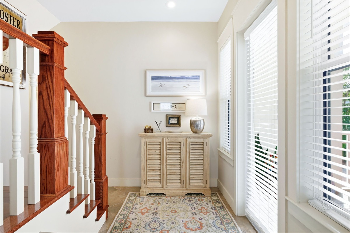 Thoughtful details and coastal charm greet you at every turn.