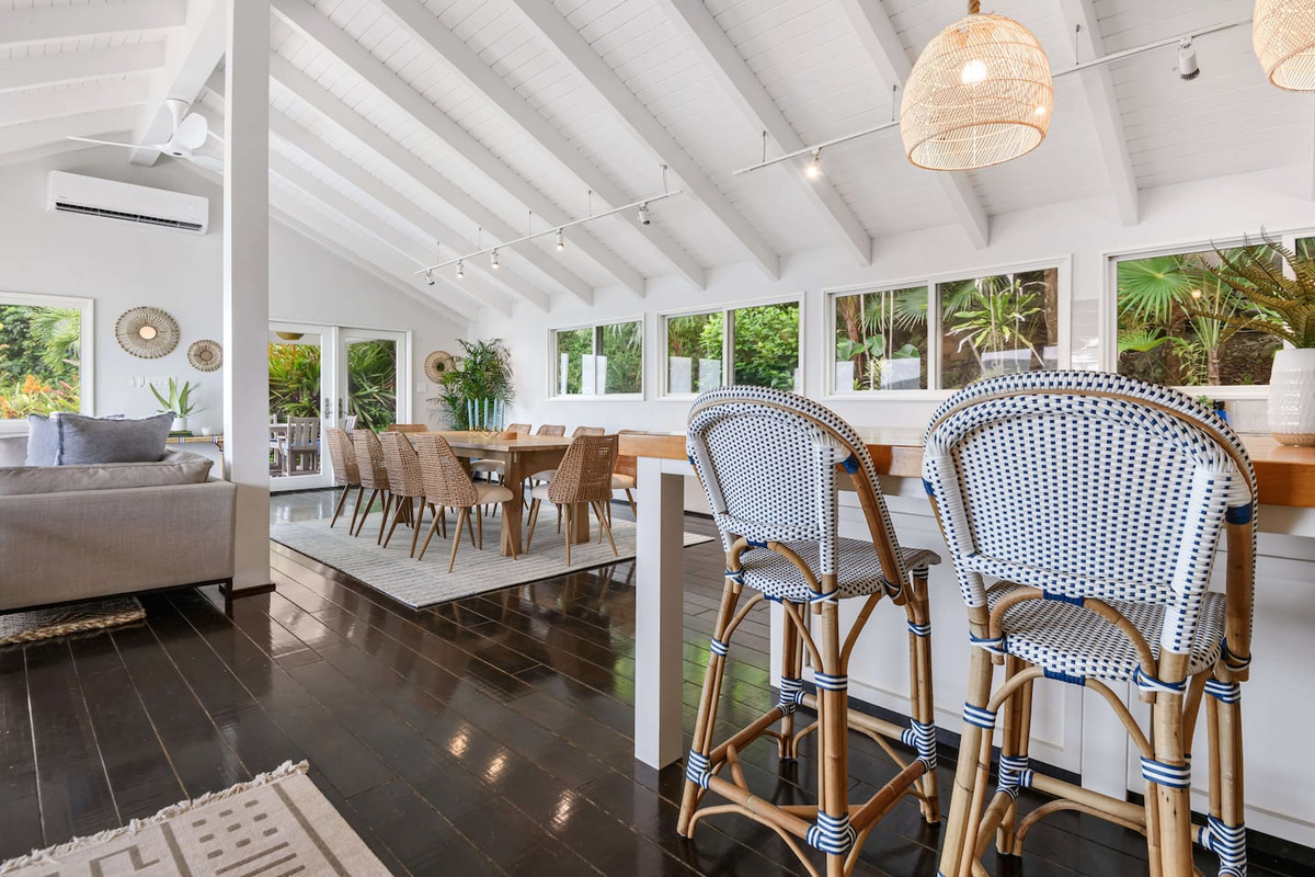 Open concept living area