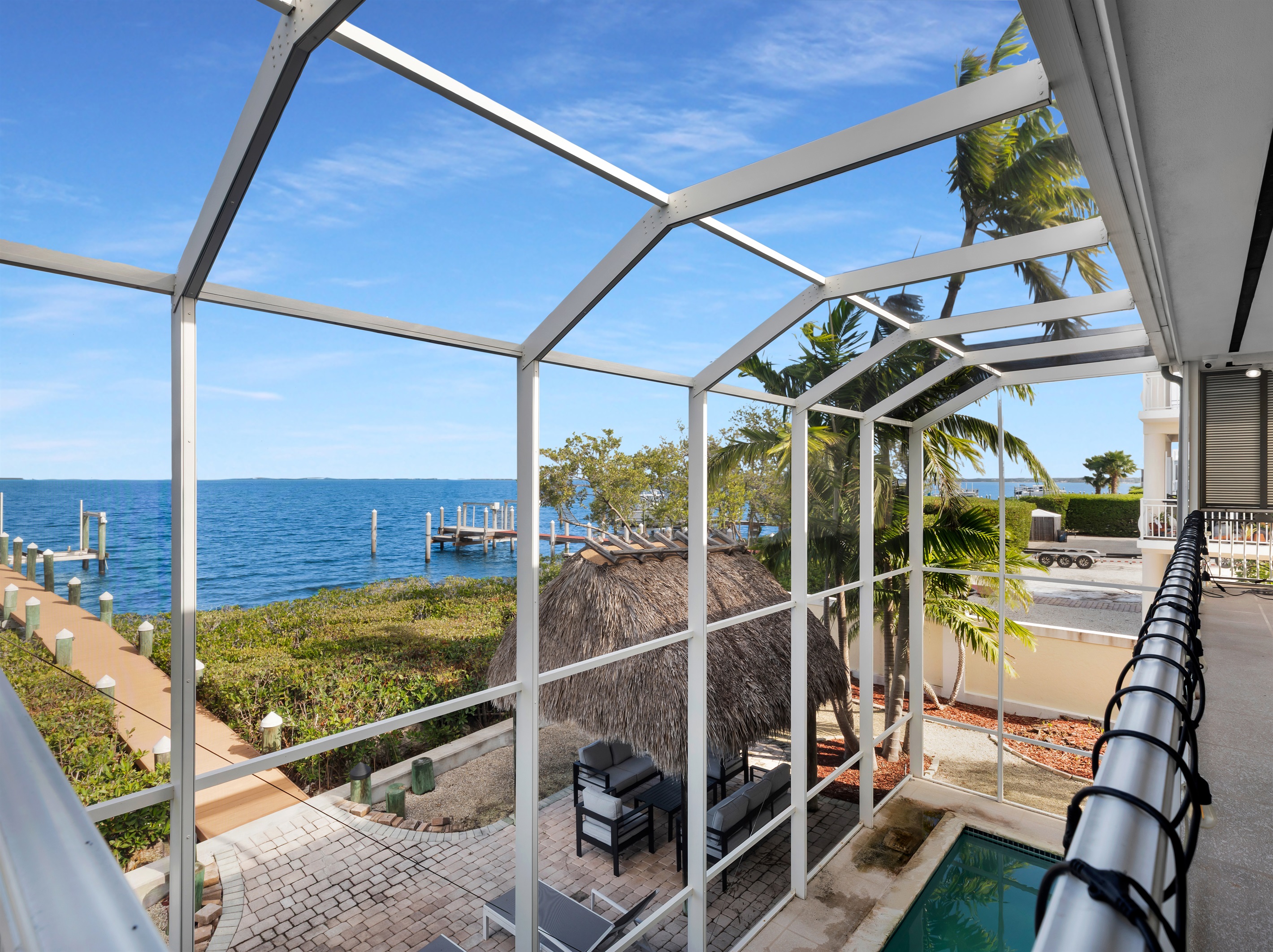 Florida Bay views from upstairs patio