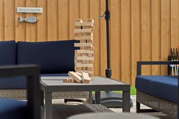 Kick back and play games with your family