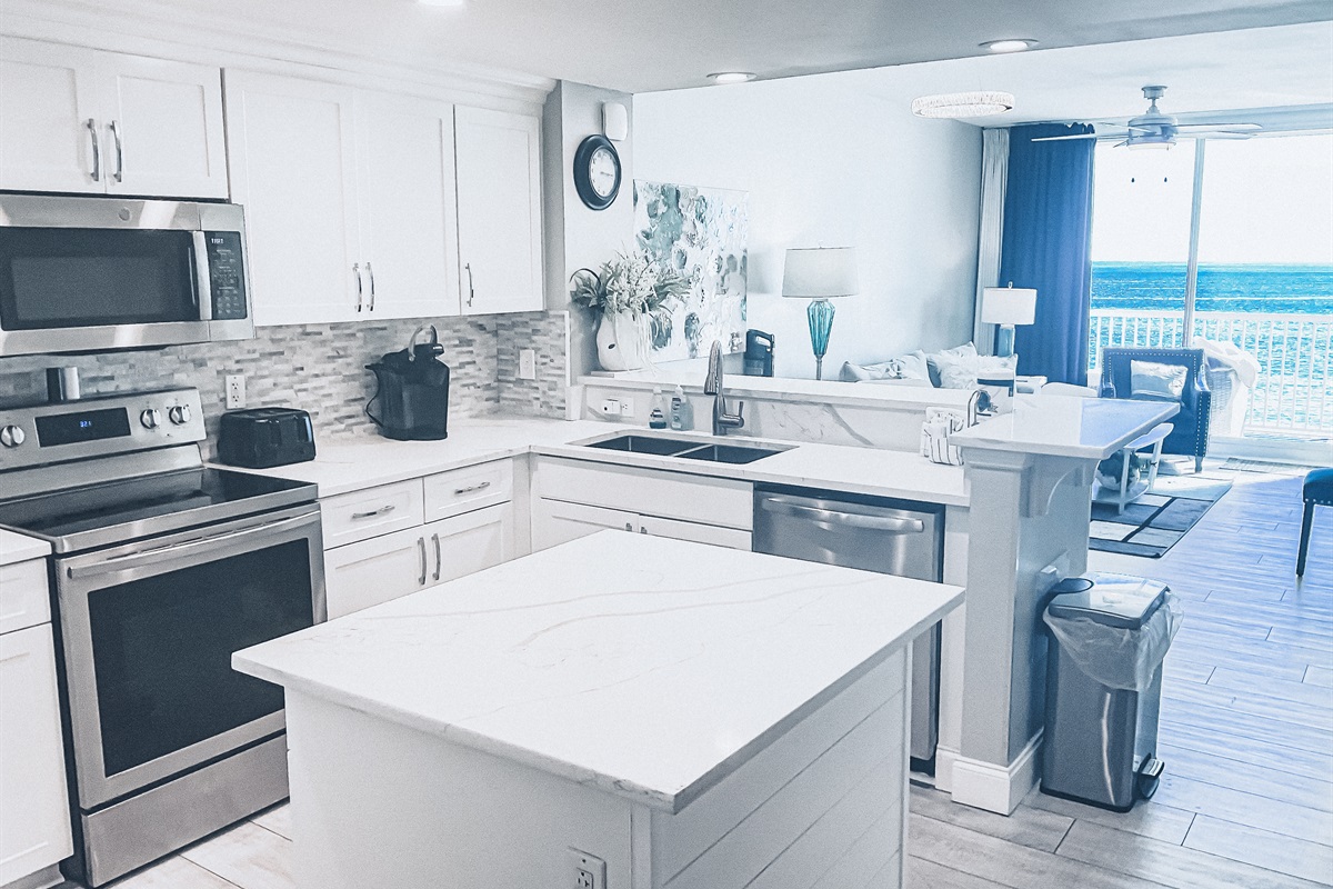 Kitchen and Living Room