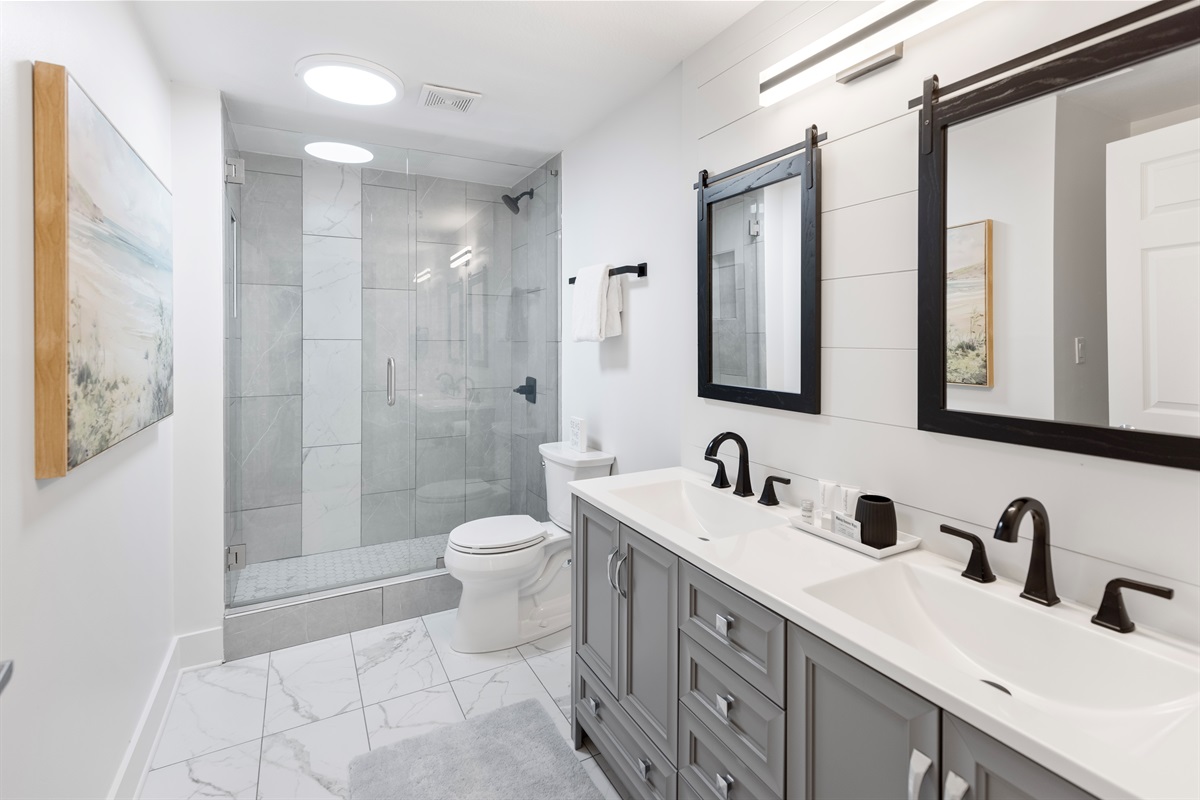 2nd Bathroom + Walk In Shower