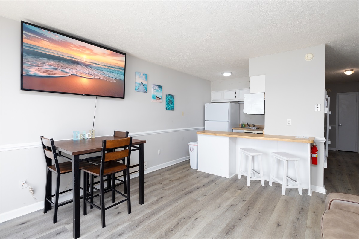 View into the Kitchen from Living Room