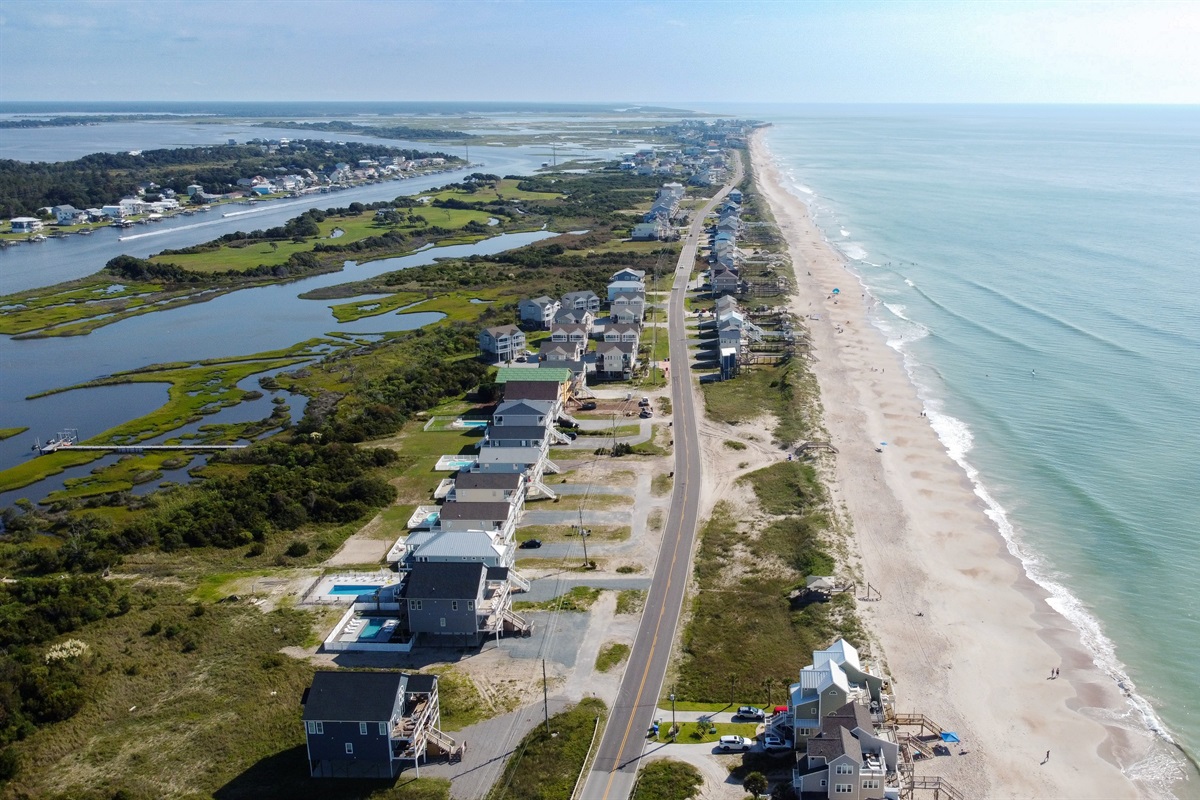 North Topsail Beach, looking north