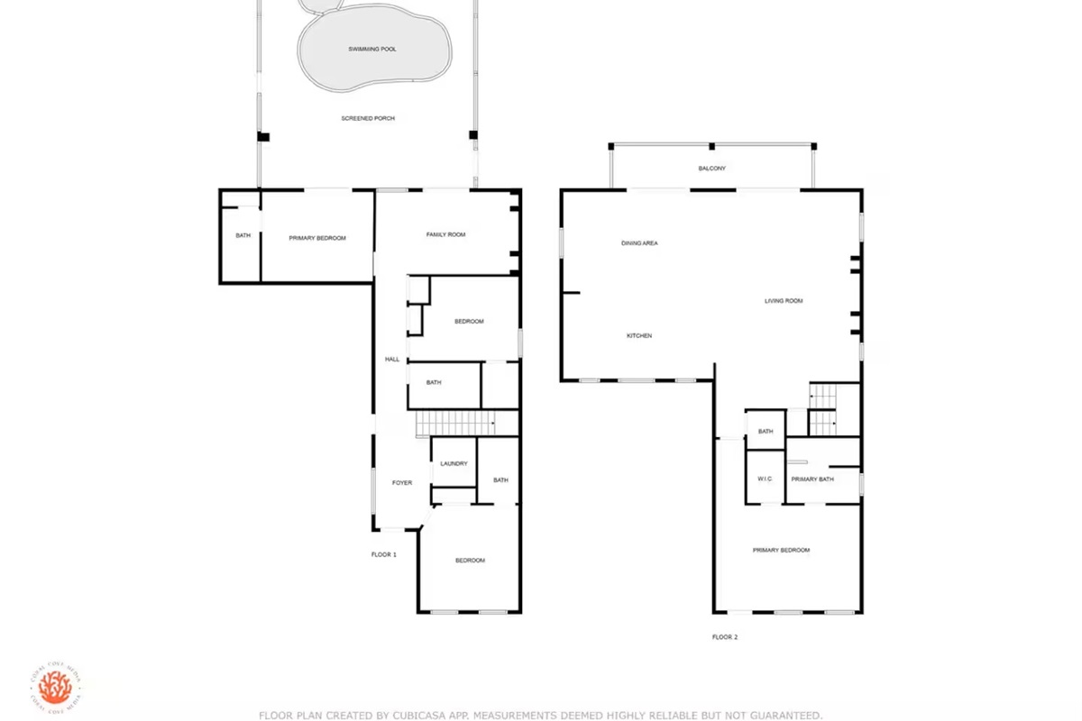 Spacious, well-designed layout for easy group living 🏡
This thoughtful floor plan offers open living areas, private bedrooms, and seamless flow—perfect for families and groups vacationing together.

