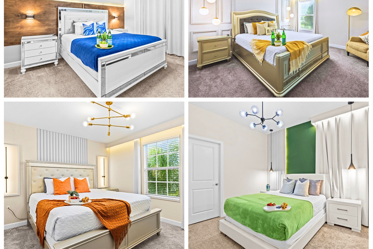 Your very owner stunning, spacious, and luxurious master suites!