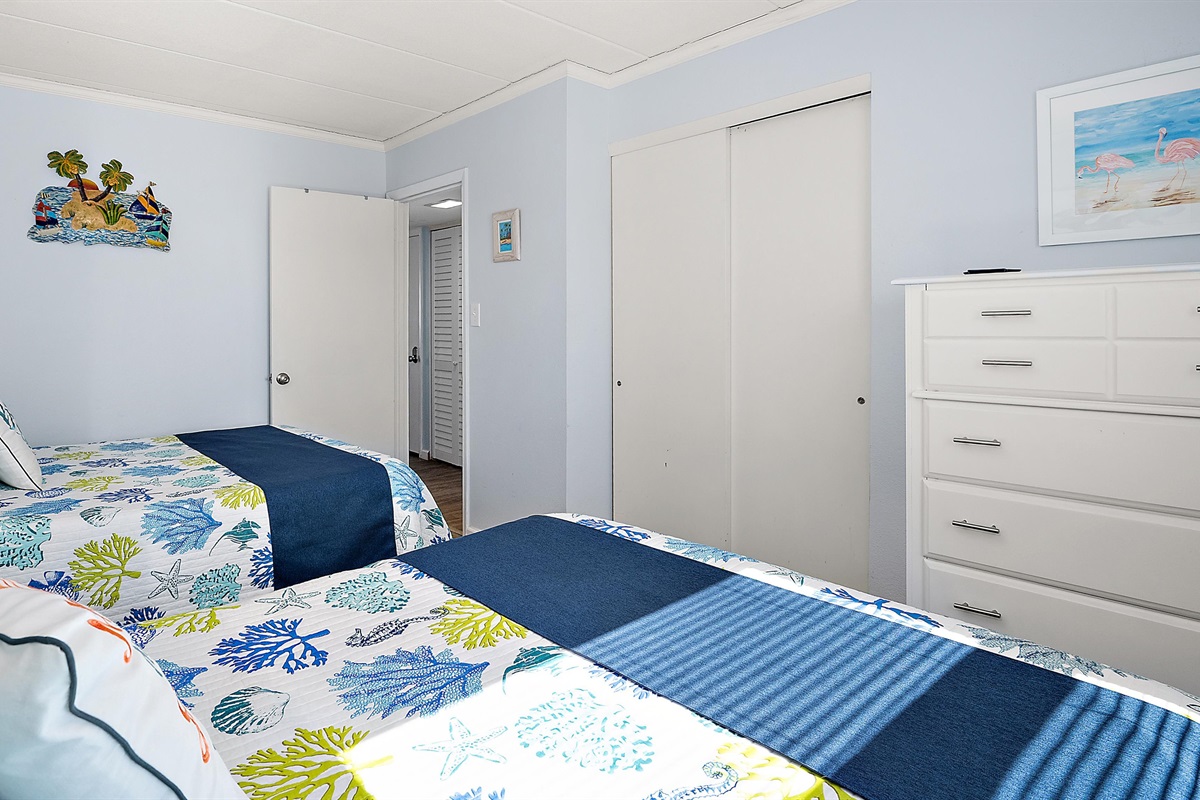 Only steps to the beach makes it easy to come back for a siesta.