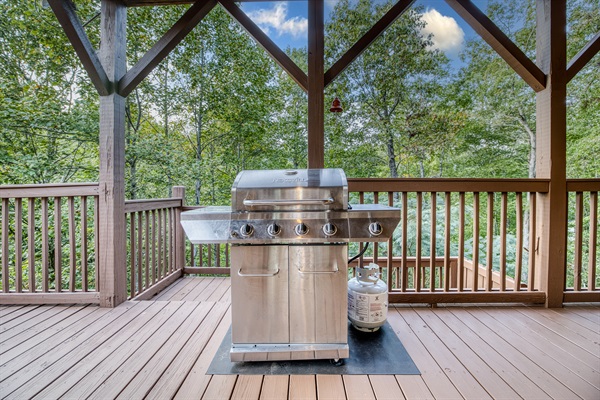 Gas grill (we do our best to provide full gas tanks but do not guarantee it)